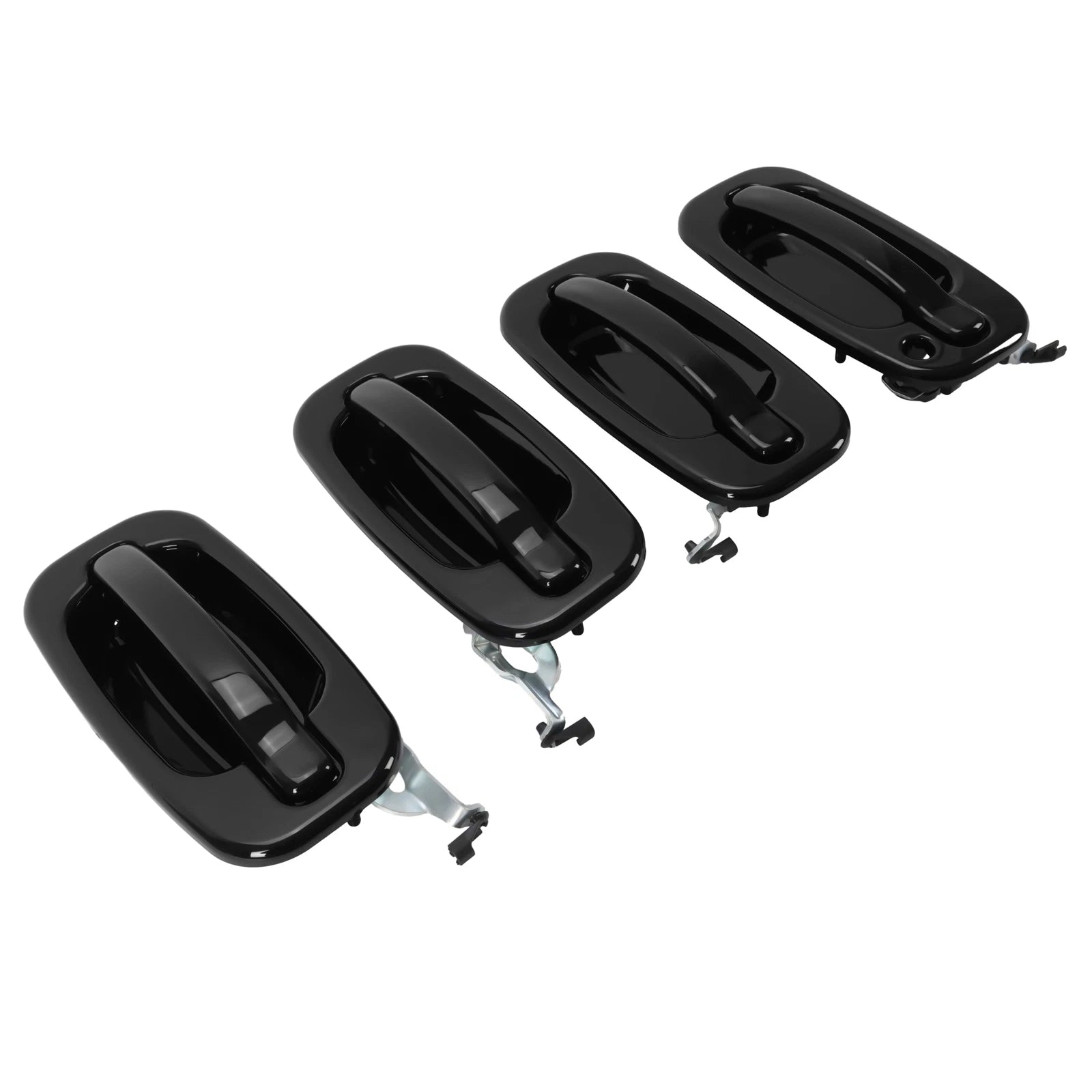 Painted Black Outside Door Handles for Chevy GMC Cadillac Tahoe Yukon (2007–2014)