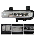 LED DRL Fog Light Cover for Ford Explorer (2020â2021) Black Trim Driver Side