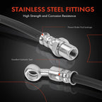 2X Rear Brake Hydraulic Hose for Subaru Forester (2003–2005)