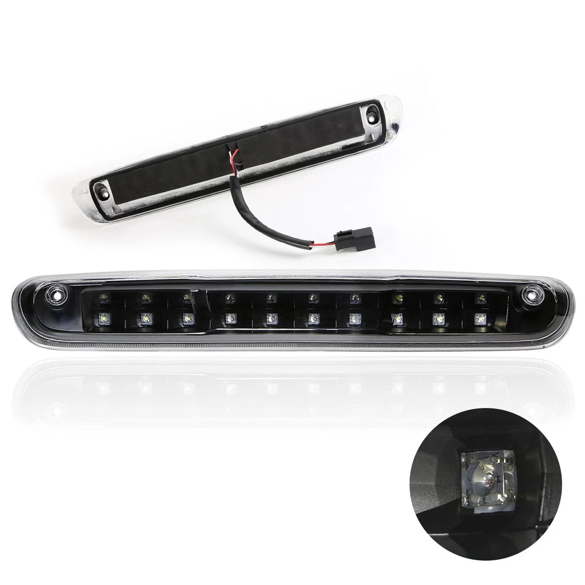 Full LED 3rd Tail Brake Light with Cargo Lamp Bar for Silverado/Sierra (2007–2013)