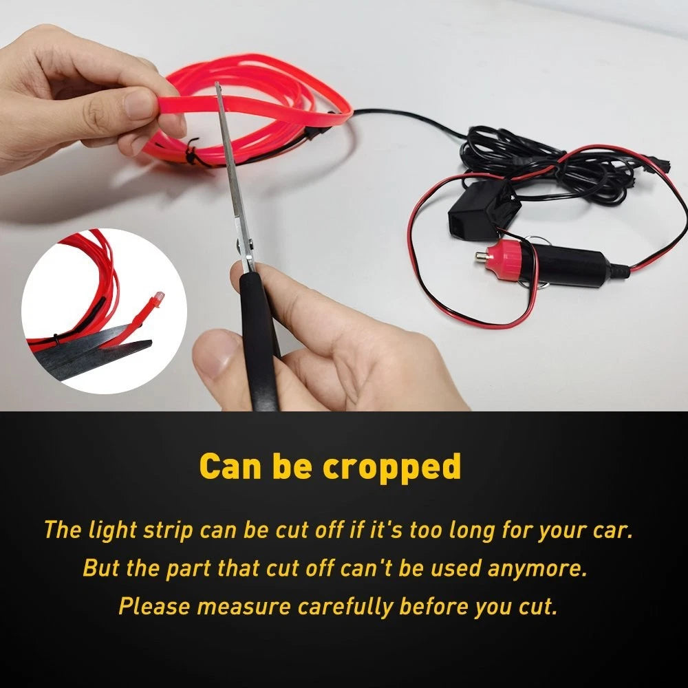 LED Strip Light for Auto Car Interior Decoration (16Ft)
