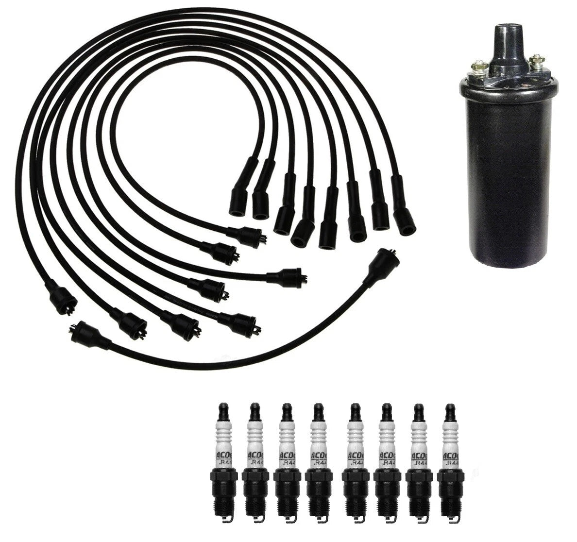 Ignition Wires & Coil 8 Spark Plugs Kit ACDelco for Chevy Impala Camaro (2006–2015)