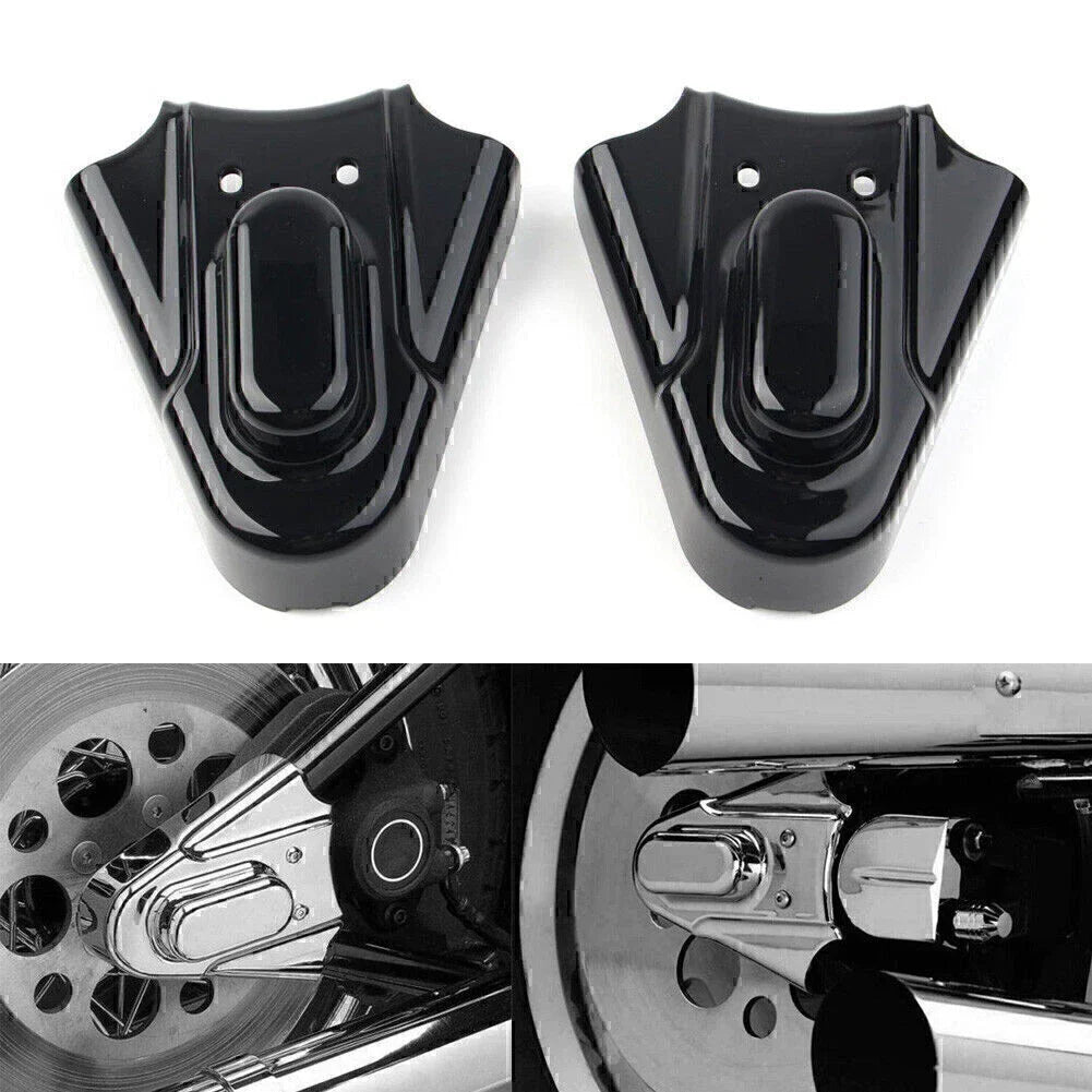 ABS Kuryakyn Gloss Black Phantom Covers for Harley Softail FXST/C