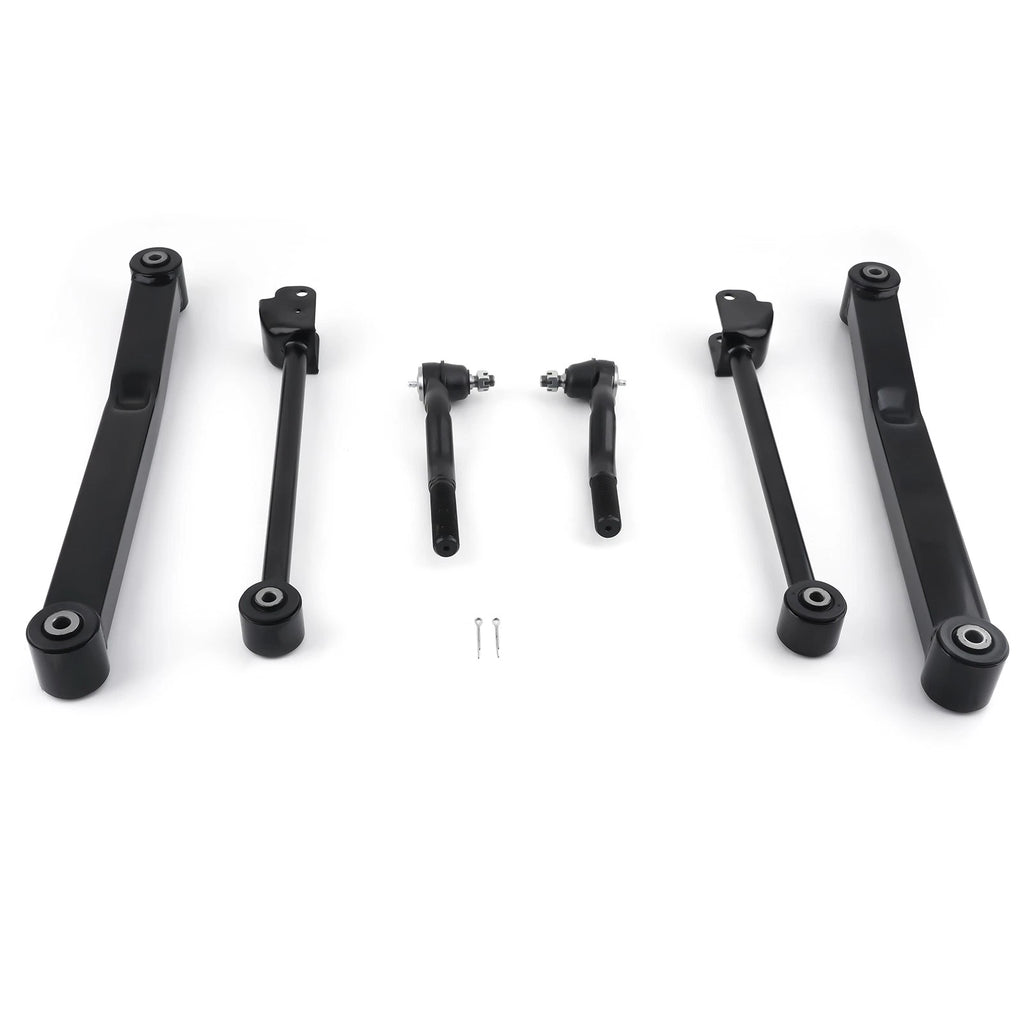 Front Suspension Control Arms & Tie Rods Kit for Jeep Wrangler (2007–2017)