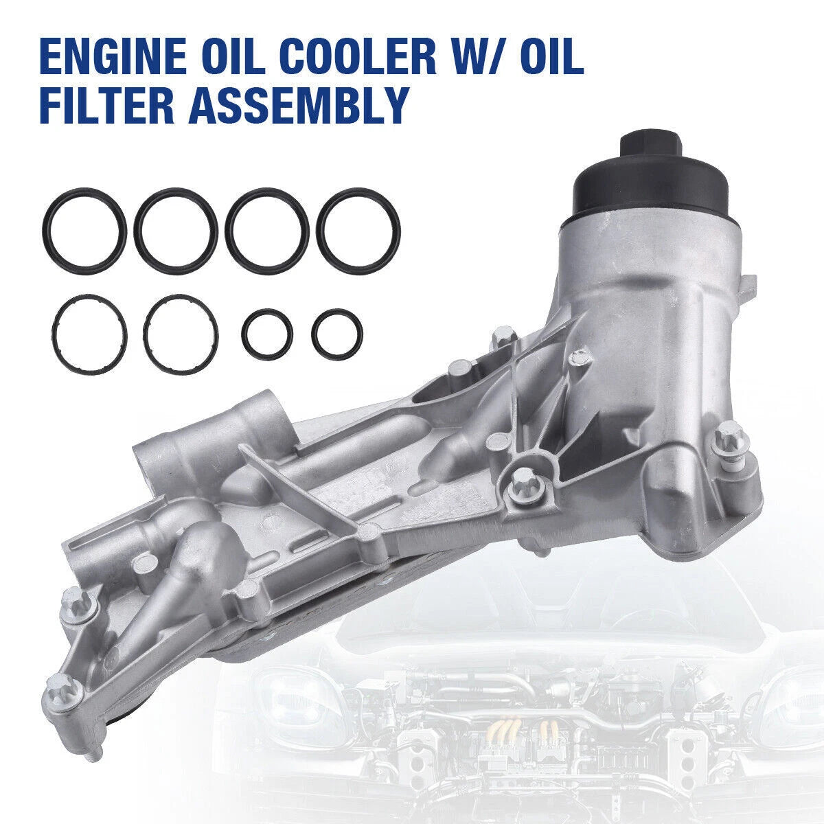 Engine Oil Cooler Filter Housing Assembly for Chevy Cruze Aveo Pontiac G3 Buick (2009–2019)