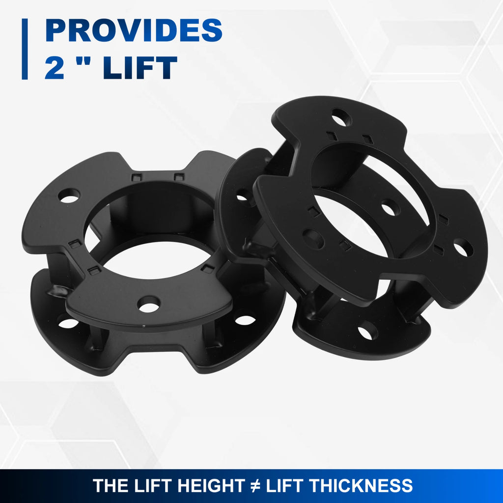 Set of 2 Carbon Steel Bump Stop Mount Lift Kit Spacers for Ford Ranger (2019–2026)
