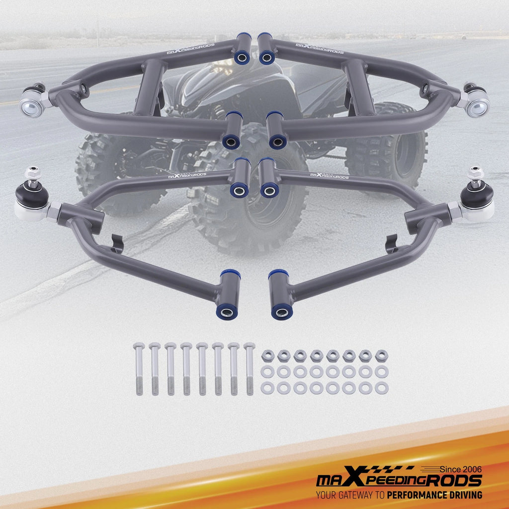 Set of 2 Front Lower & Upper A-Arms for Yamaha Warrior 350 (1989–2003)