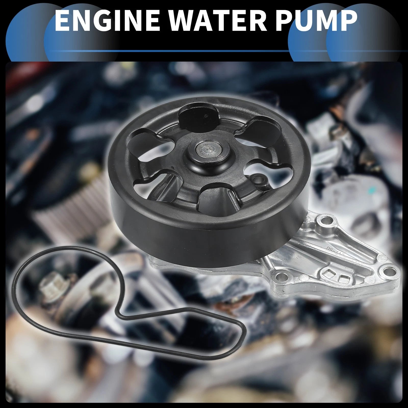 Water Pump for Honda CR-V (2002–2006) No. 19200PNA003 with Rubber Ring Kit