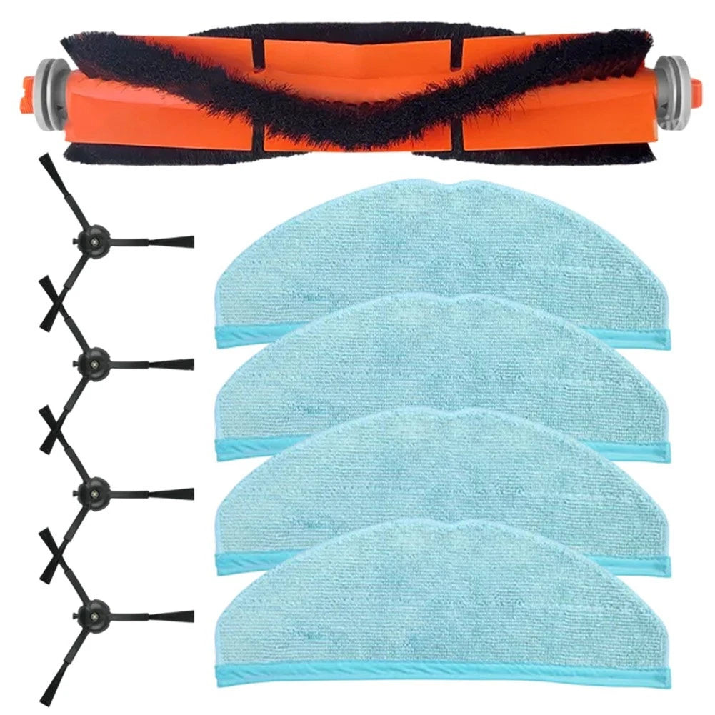 Replacement Brushes and Mop Cloths Kit for HomeRun Vacuum Robot (XU710001)