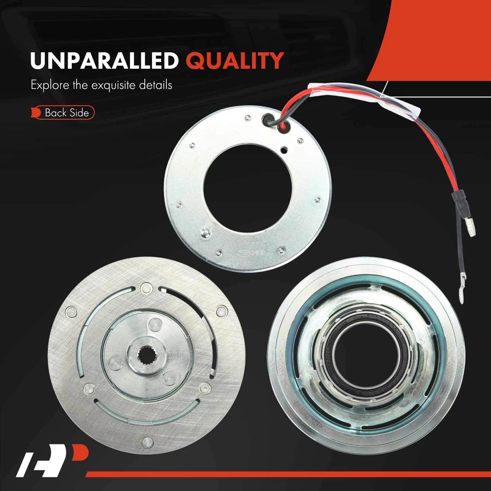 A/C Compressor Clutch Kit for Honda CR-V, Civic, Civic del Sol (1997–2001)