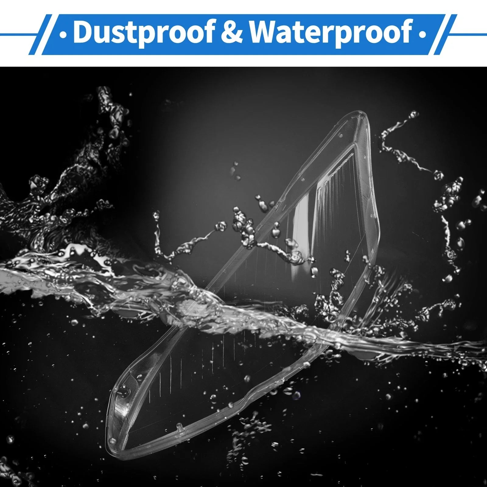 Car Front Right Headlight Lens Cover for Mercedes-Benz S-Class (2006-2009)