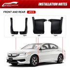 Mud Flaps Splash Guards for Toyota Camry (2012-2014) Front and Rear 4-Piece Set
