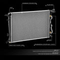 OE Style Aluminum Core Radiator for Genesis Coupe 3.8L (2010–2012)