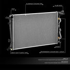 OE Style Aluminum Core Radiator for Genesis Coupe 3.8L (2010–2012)