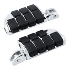 2x Footpegs Footrests Chrome Driver for Harley Softail Street Bob (2018-2025)