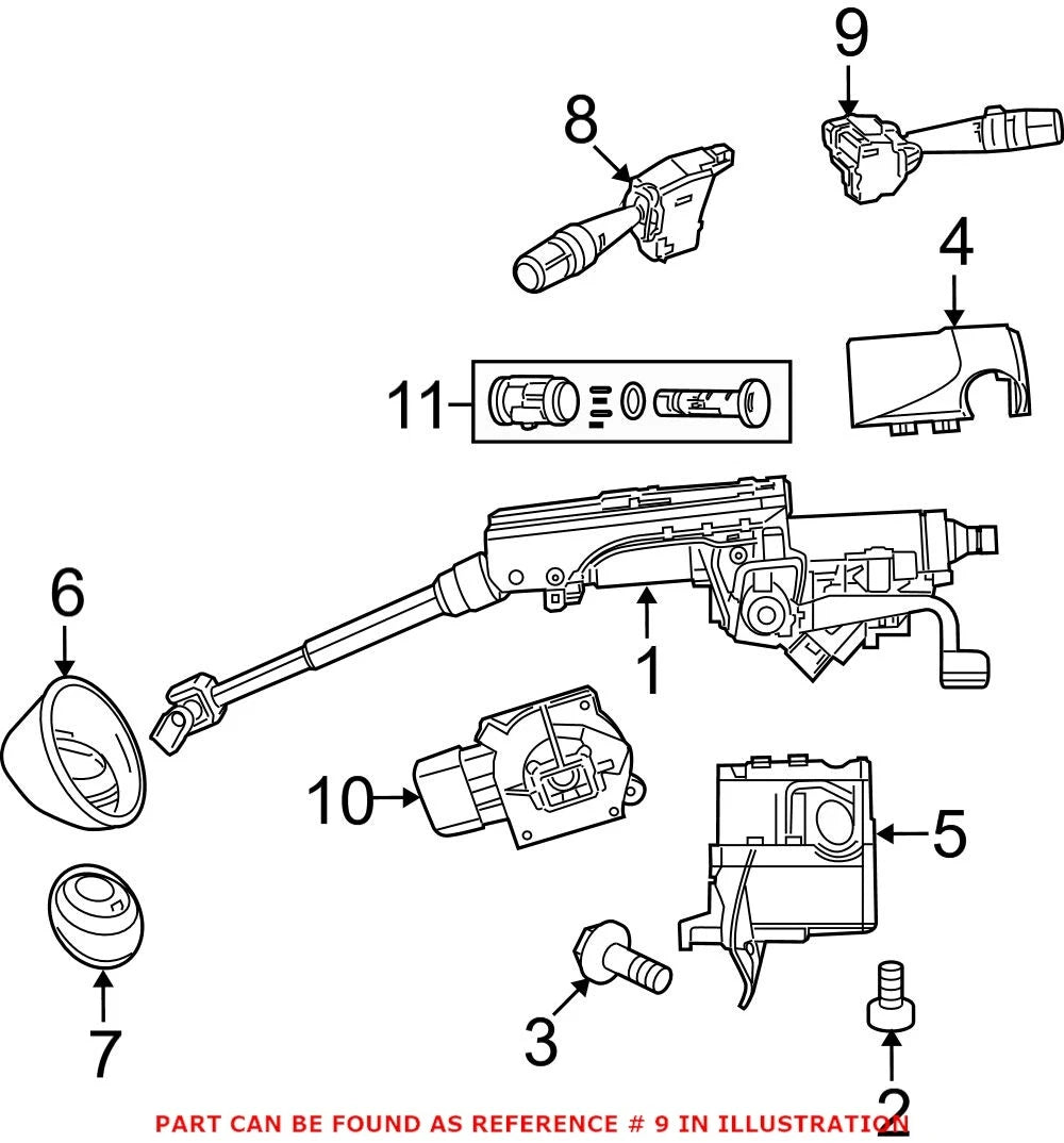 Wiper Switch for Chrysler Wrangler Jeep (OEM)