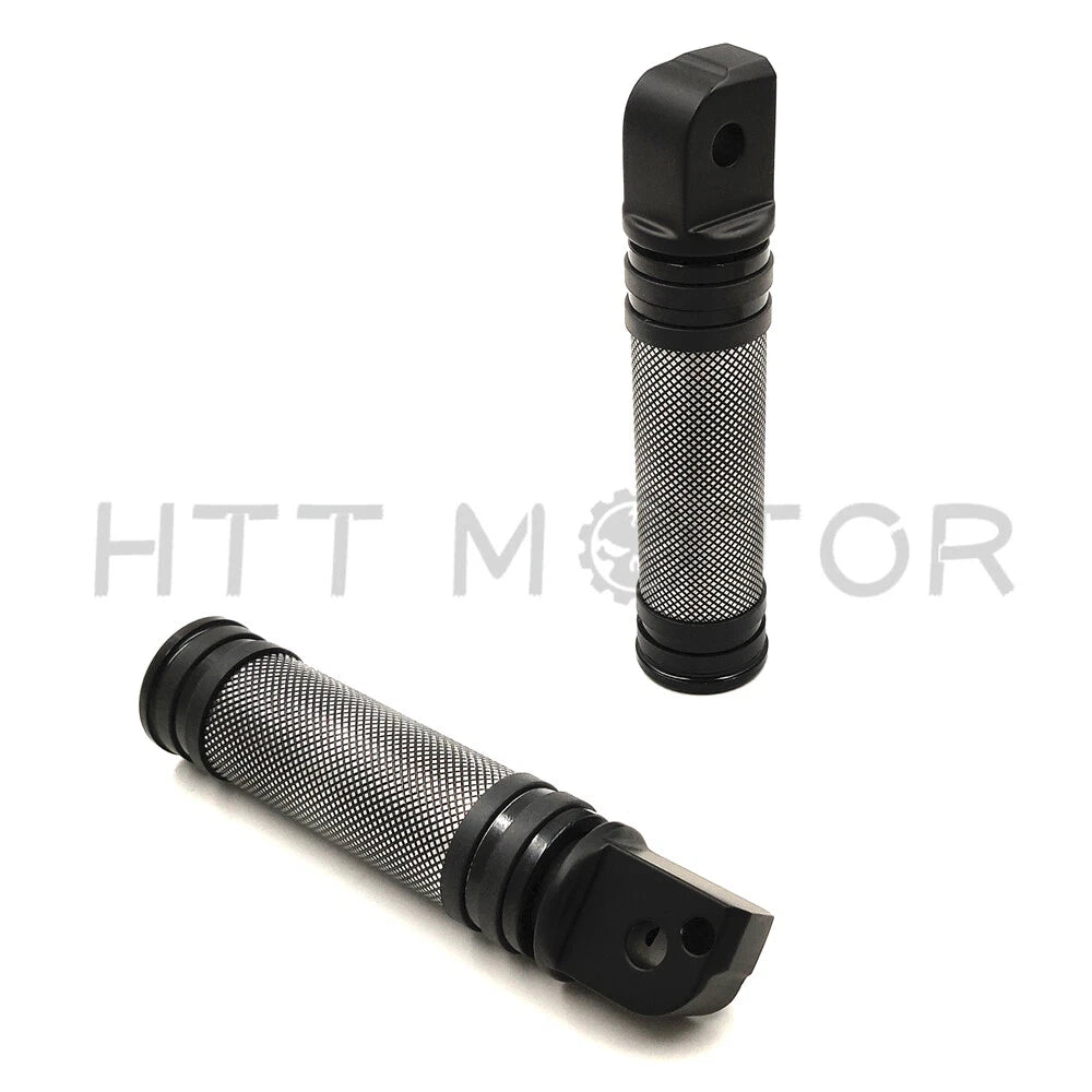 Diamond Black Footpegs for Harley Softail Slim FLSL Breakout FXBR (2018–2023)