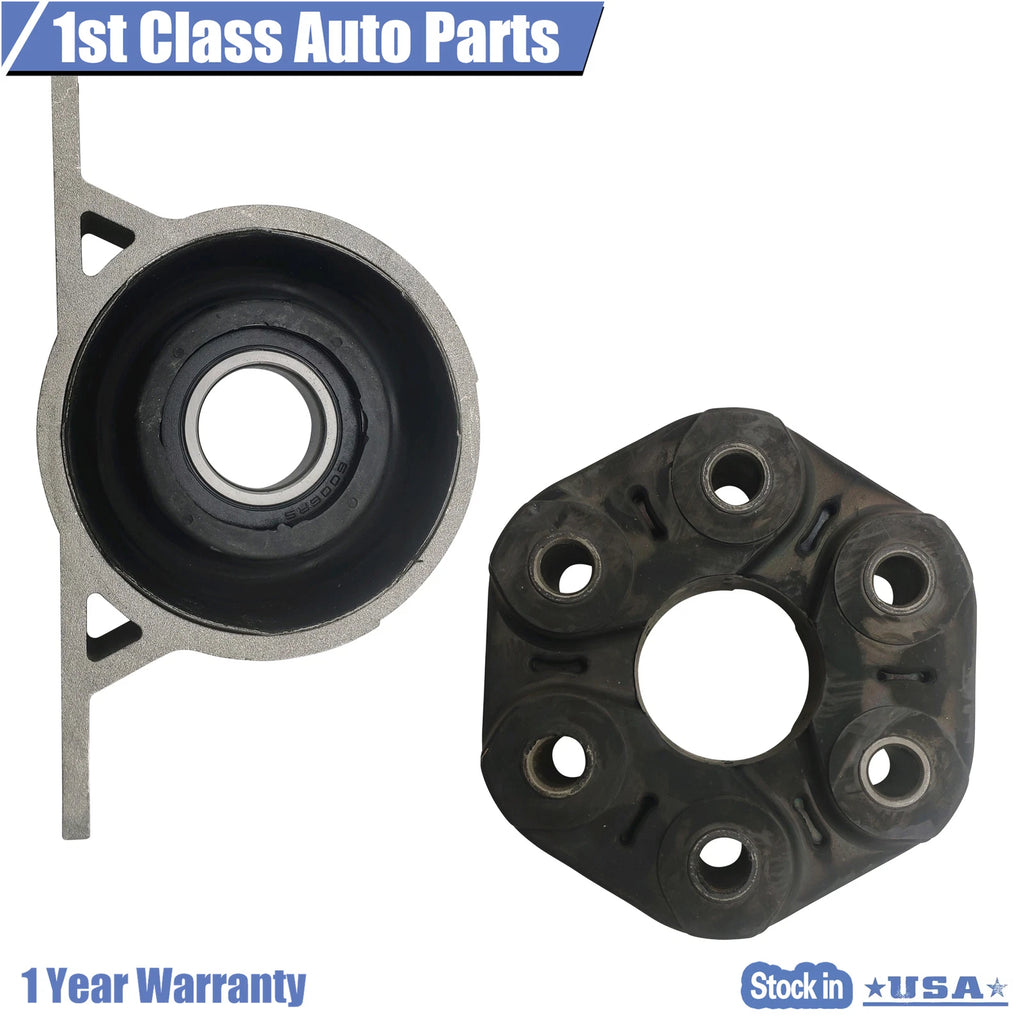 2X Flex Disc & Center Support Bearing for BMW E60 (2004-2011)