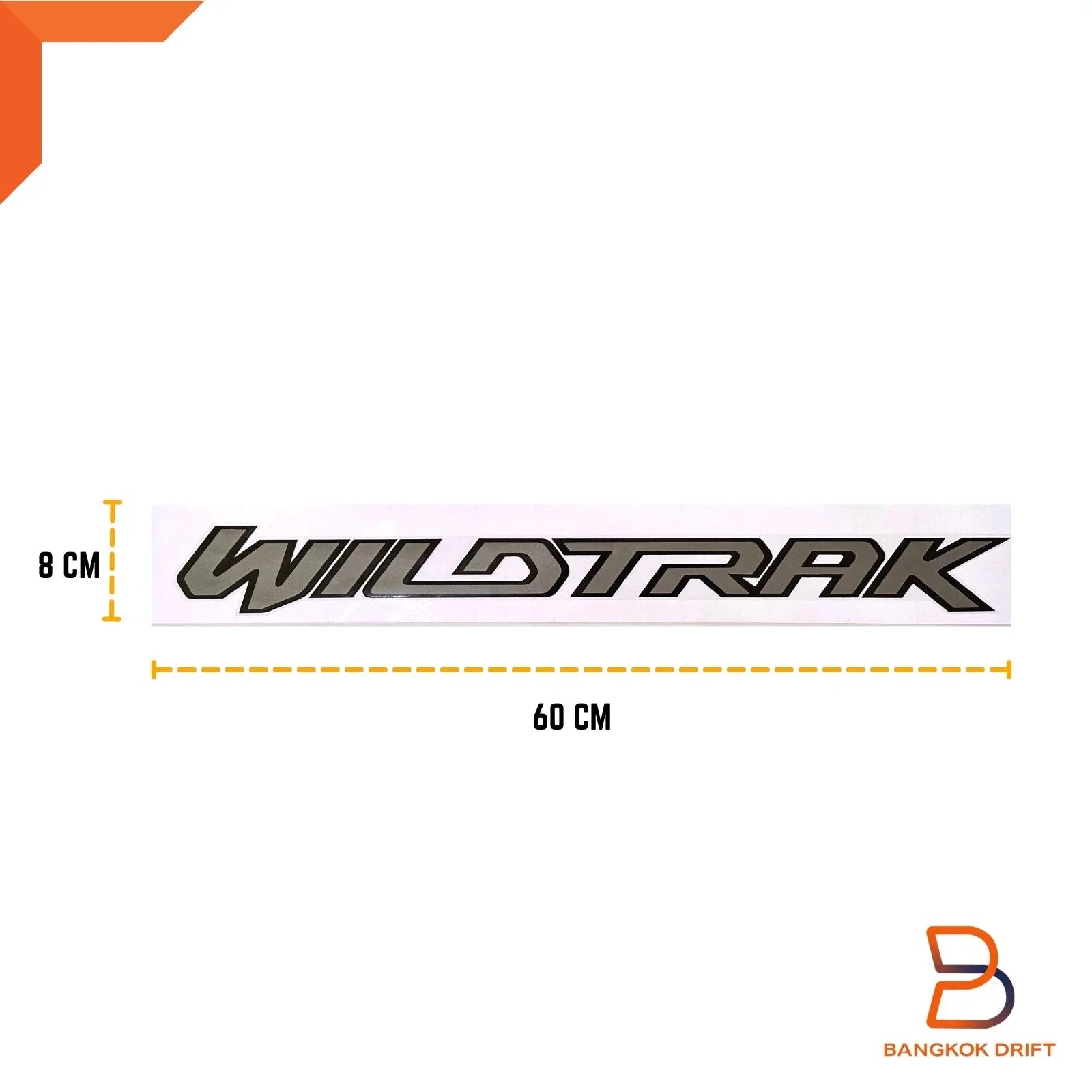 Wildtrak Front Door Sticker Decal for Ford Ranger PX3 (2018-2021)