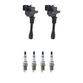 Set of 2 Ignition Coils & 4 Bosch Iridium Spark Plugs for Protege5 (2001–2003)