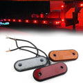 24V 30LED Oval Side Marker Indicator Light for Trailer Truck Lorry Van