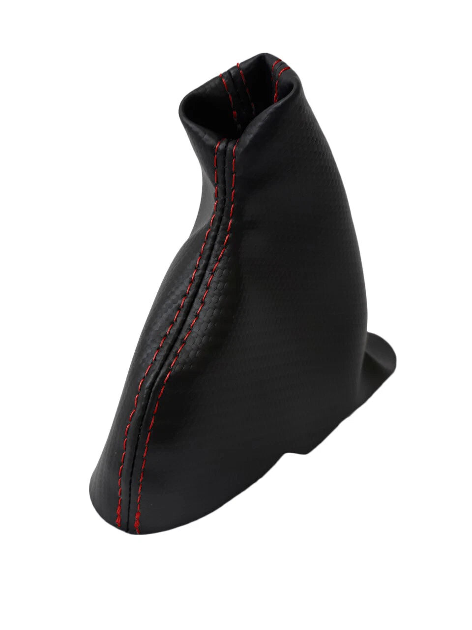 E Brake Boot for Acura TSX (2004–2008) Carbon Fiber Red Stitch