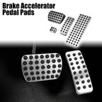 4pcs Brake Gas Accelerator Pedal Covers for Mercedes Benz CLA GLB (2014-2023)