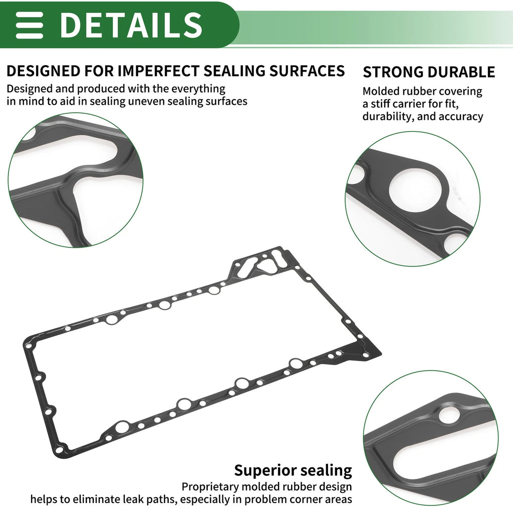 Oil Pan Gasket for BMW 550i, 650i (2011–2018) No.11137566644