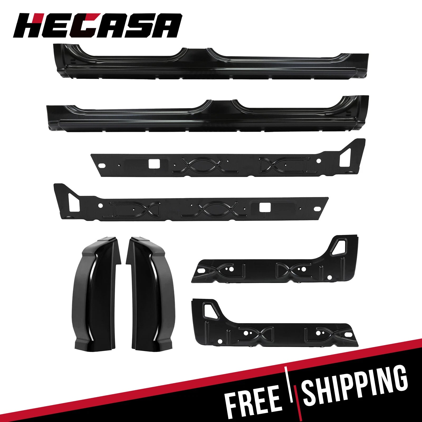 Outer Inner Rocker Panels & Cab Corners for Silverado Sierra 1500 (1999–2007)