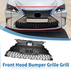 Front Hood Bumper Grille for Lexus ES350 2019-2021 Black Facelift Style