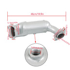 Front Left Catalytic Converter for Dodge Grand Caravan (2011-2019)