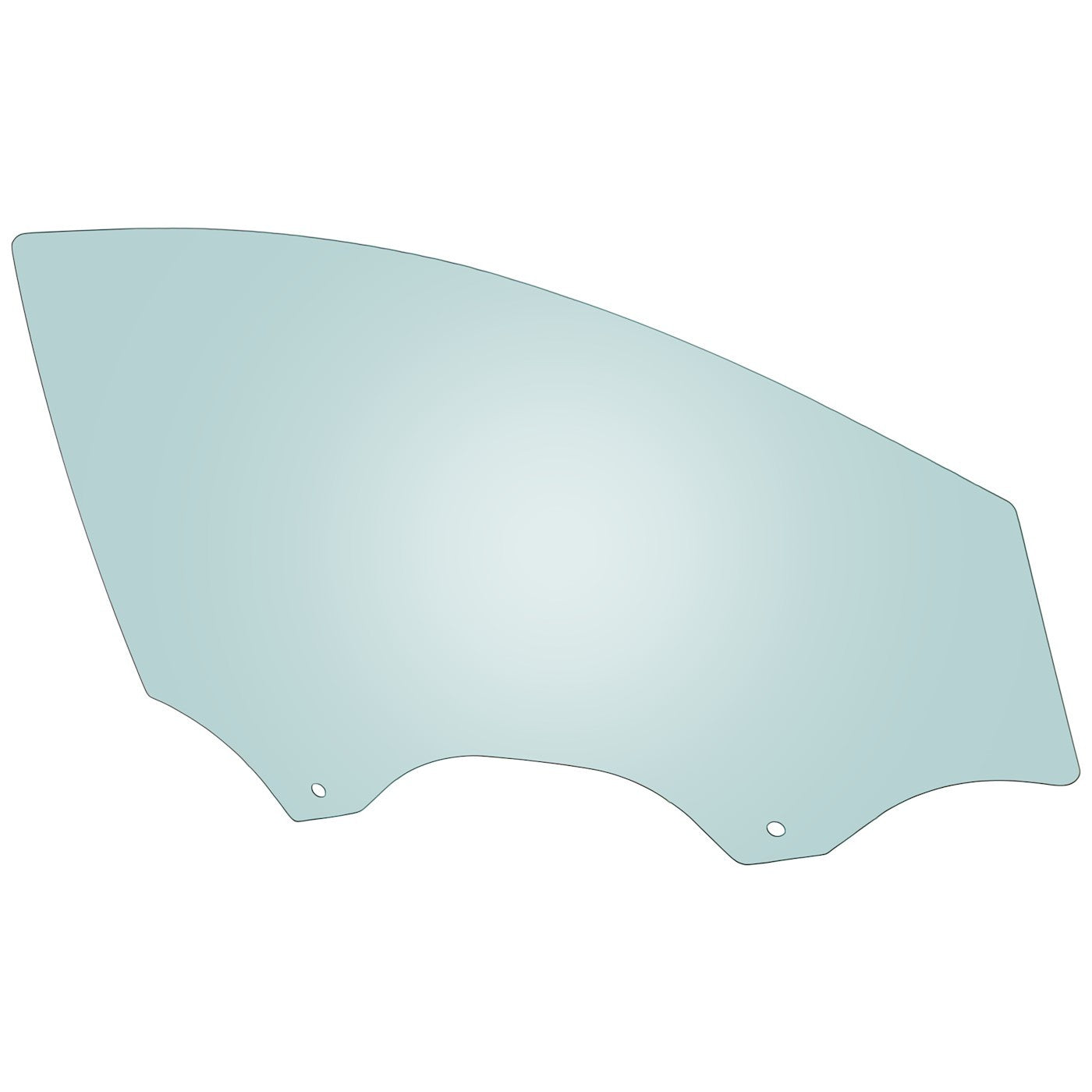 Front Passenger Door Glass for Chevy Malibu (2017–2024)