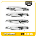 Set of 4 Chrome Door Handles for Chevy Tahoe Yukon Sierra Denali (2007–2013)