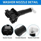 Headlight Washer Nozzle for Lexus RX350 2013-2015 (2 x)