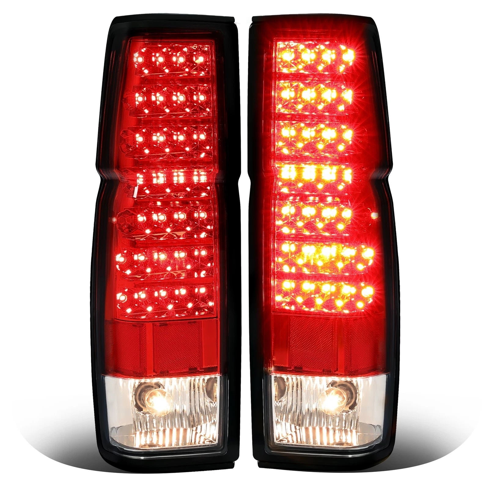 LED Tail Lights Pair for Nissan D21 Hardbody Pickup (1986-1997)