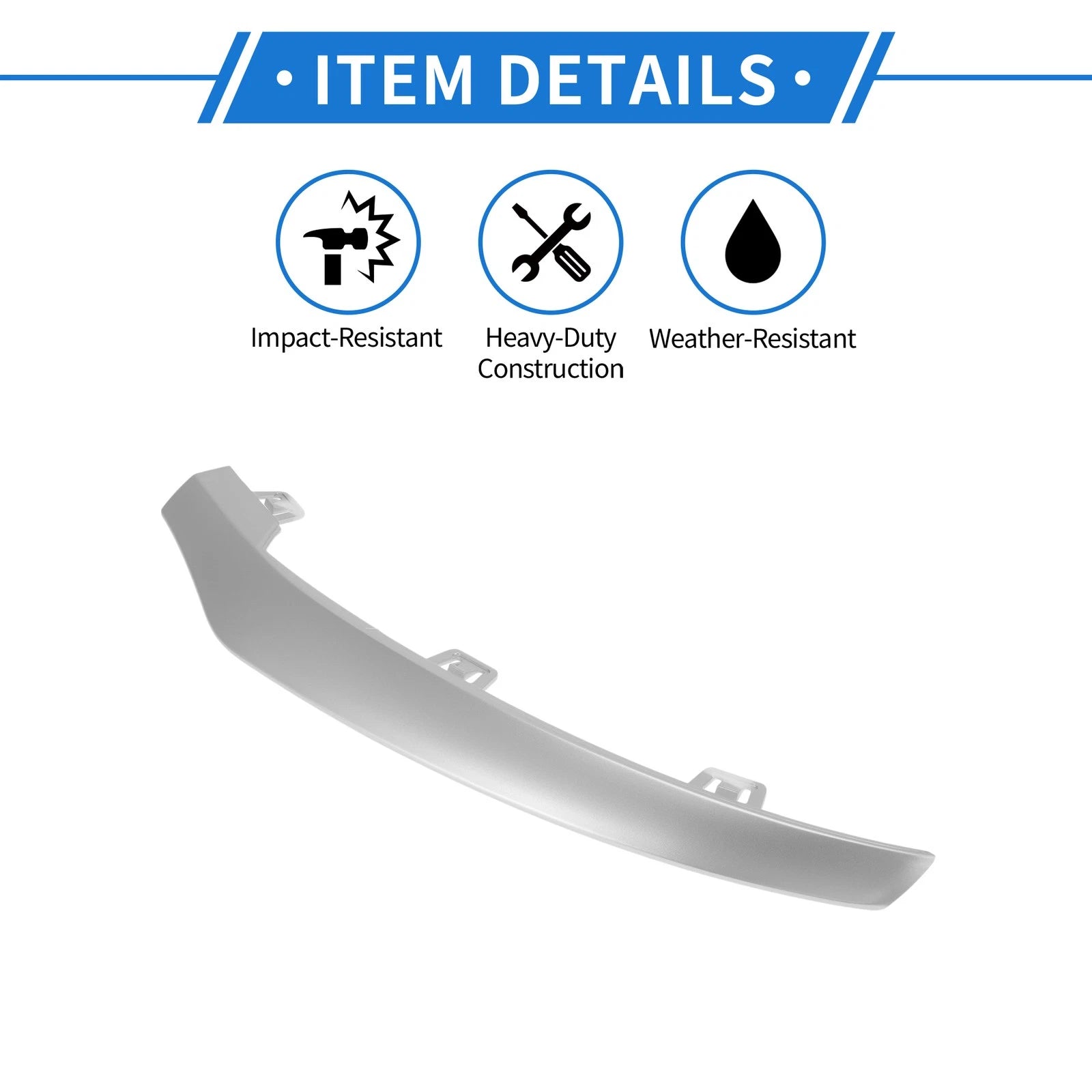 Bumper Grille Trim Garnish No. 2538855500 for Mercedes-Benz GLC (2016–2023)