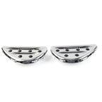 Chrome Rear Passenger Floorboard Foot Pegs for Harley Touring (1993-2023)