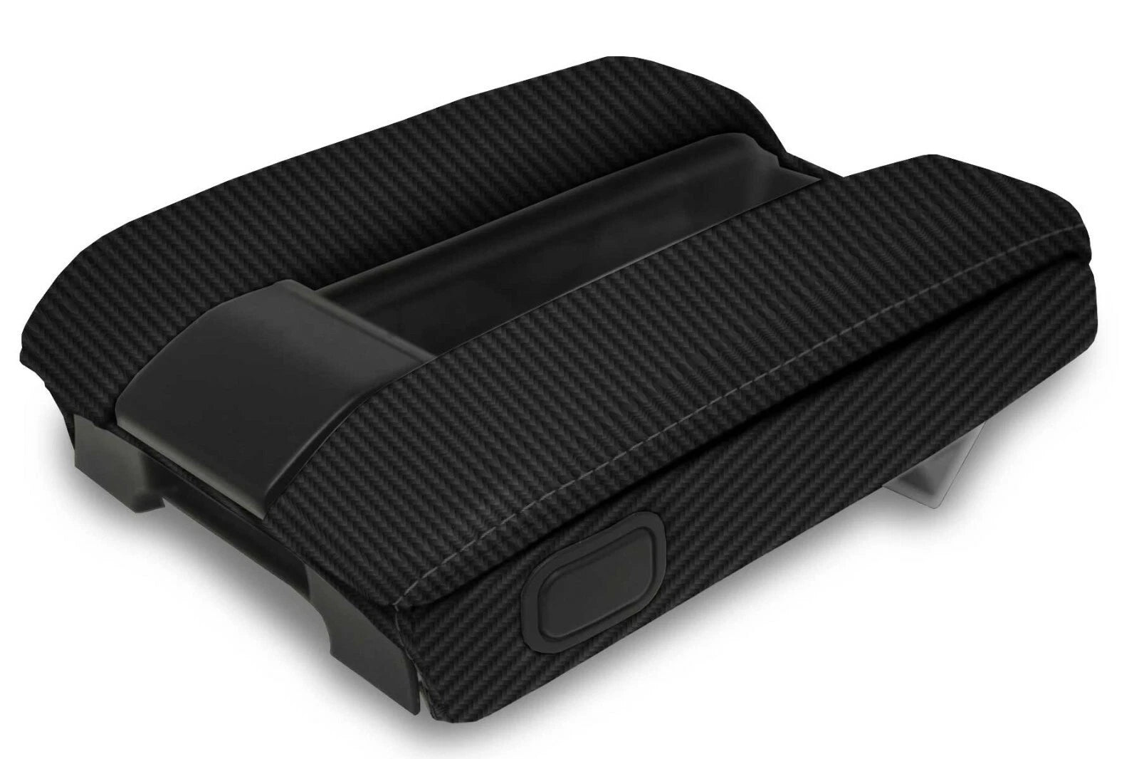 Console Lid Armrest Cover for BMW E38 (1995–2001) Carbon Fiber Black