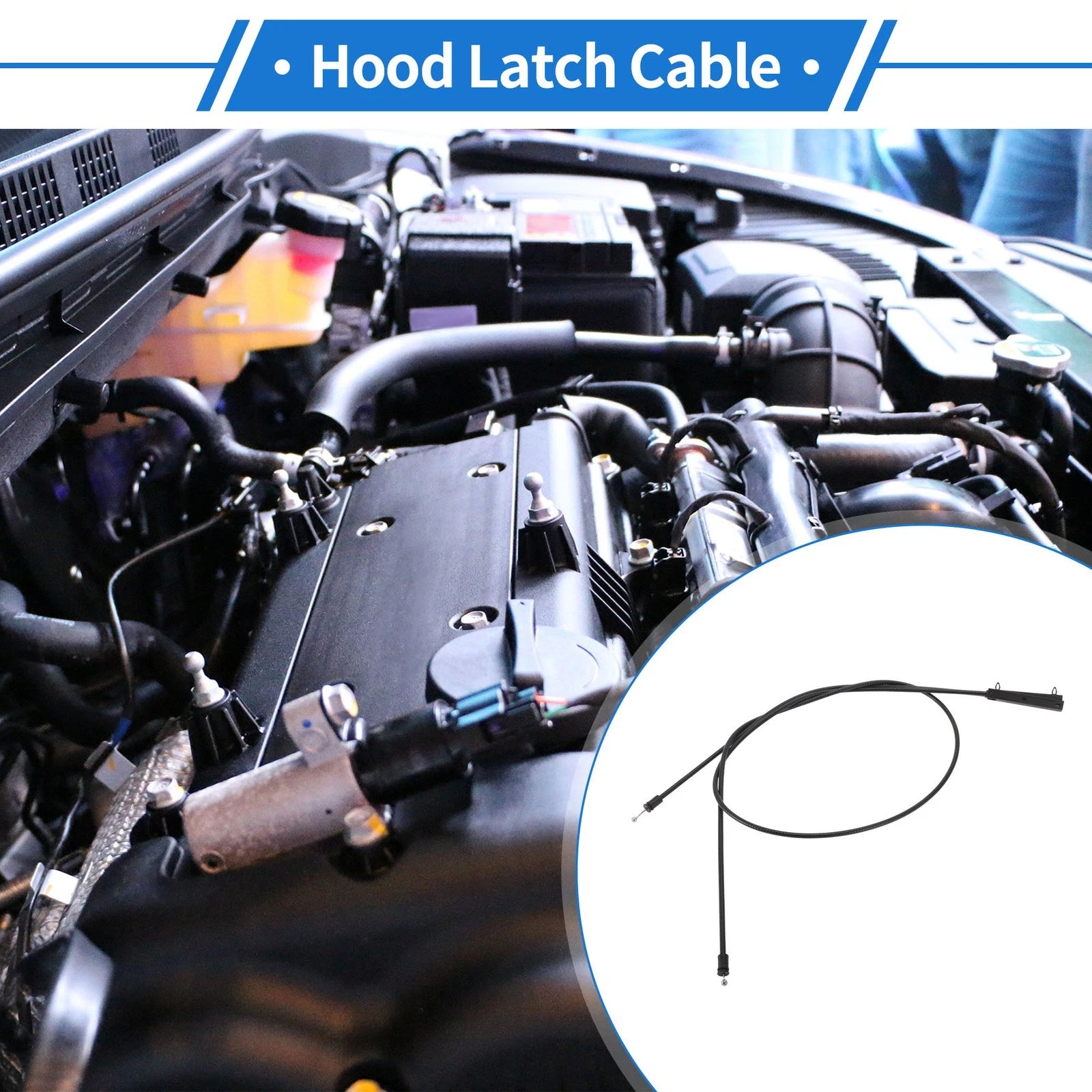 Hood Release Cable No. 51237184454 for BMW 5 Series E60/E61 (2006–2010)