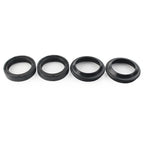 4 x Black Oil Seals Dust Seals for Front Fork Damper Shock Absorber (All Years)