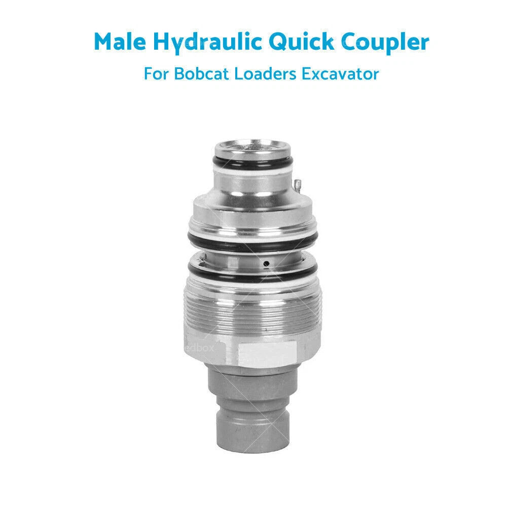 Hydraulic Flat Face Quick Coupler for Bobcat (6679837, 6680018)