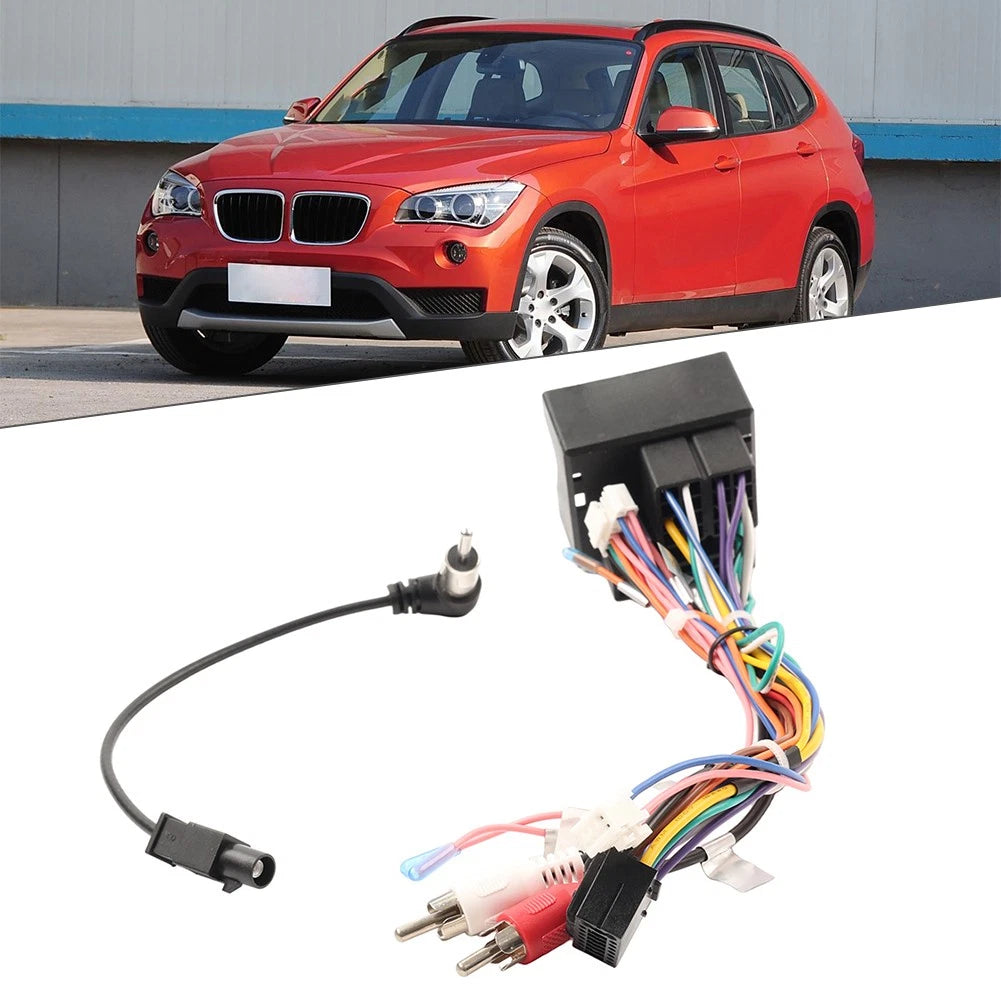 16Pin Stereo Radio Wiring Harness for BMW 3 Series E90, X1 E84 (2007–2013)