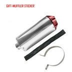 28mm Exhaust Muffler + Clamp for 90cc 110cc 125cc 140cc PIT Trail Quad ATV