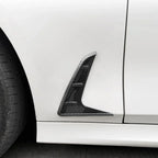 2X Carbon Look Add-On Side Fender Vent Duct Trims for BMW 3-Series G20/G21