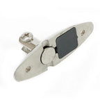 1 3/16 x 3 1/2 QUICK RELEASE Deck Silver Hinge Mount Bimini Top Marine Hardware