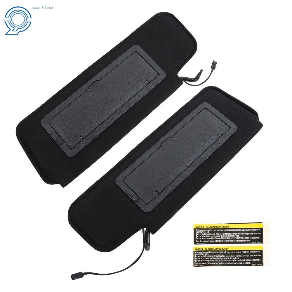 Set of 2 Sun Visors for Chevy Corvette C4 (1984-1996) with LED Light
