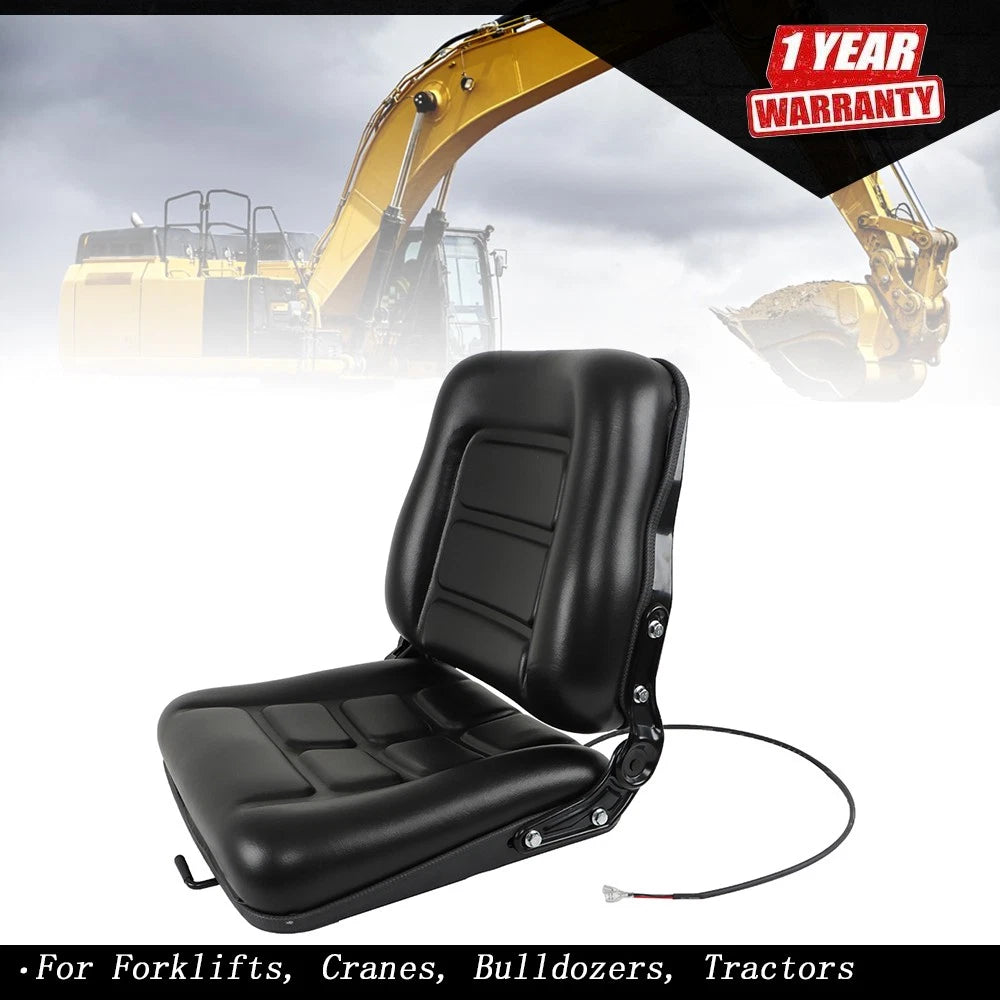 Foldable Forklift Seat for Universal Applications (Adjustable Angle)