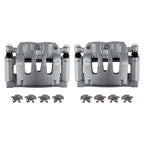 Set of 2 Rear Brake Calipers with Bracket for Ford F-250 F-350 Super Duty (2008–2012)