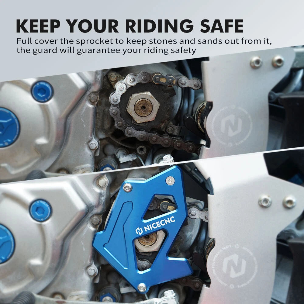 Case Sprocket Cover Guard Chain Guide for Yamaha Raptor 700 YFM700R (2006–2026)