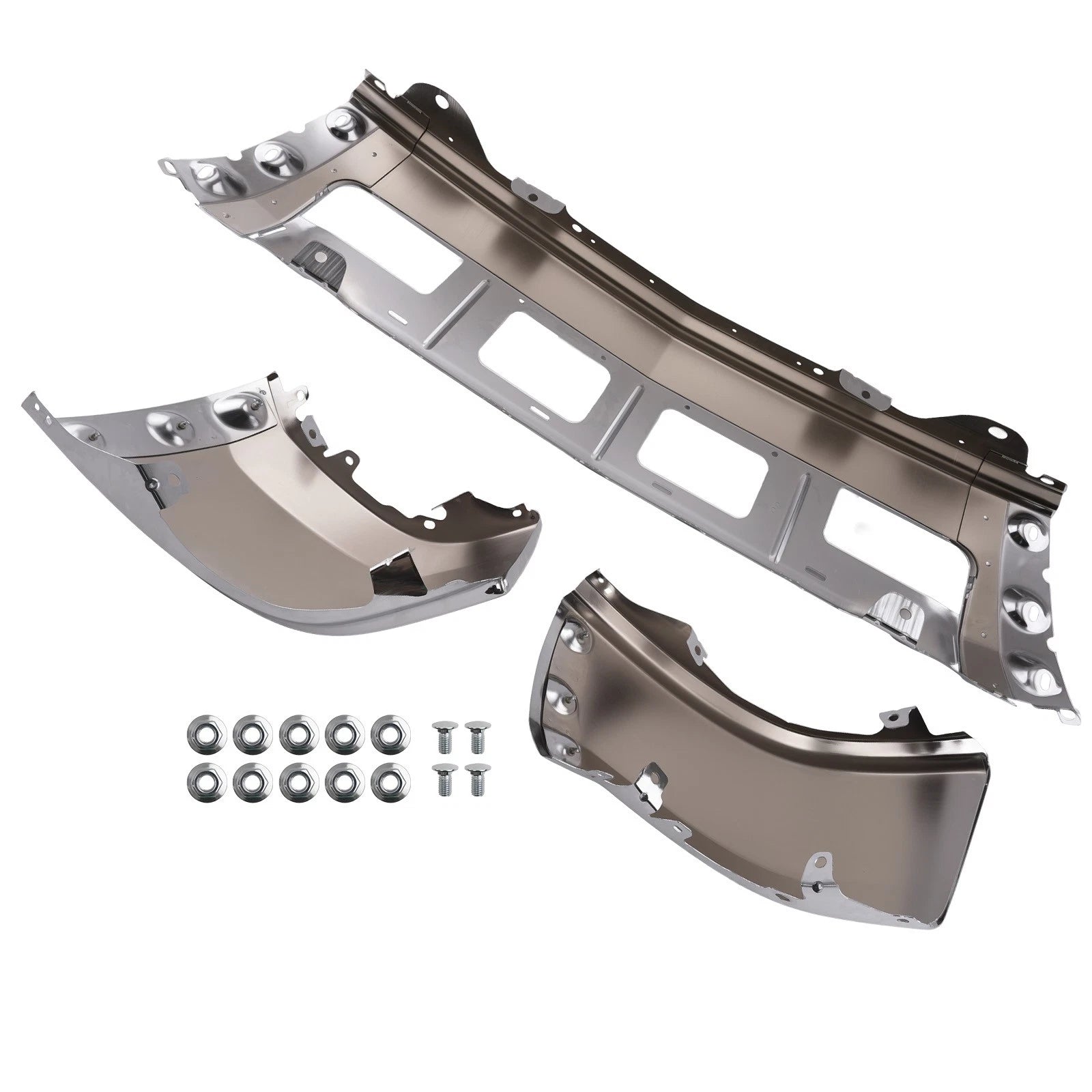 Chrome Steel Front Bumper for Chevrolet Silverado 1500 (2014–2015) GM1002844